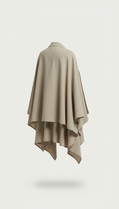 Alternate angle view of Layered Beige Jacket