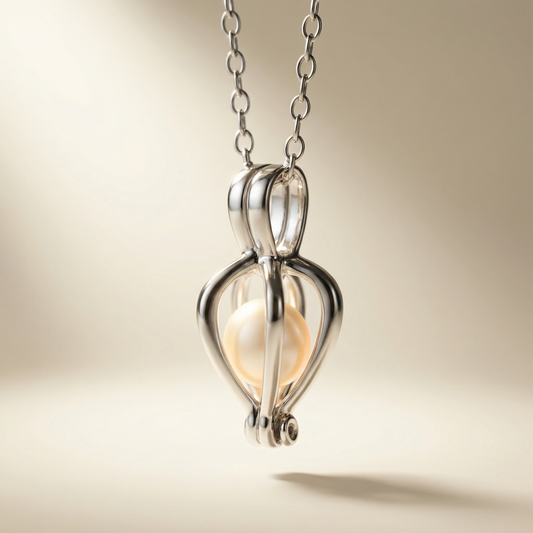 Real Oyster Pearl Surprise Necklace